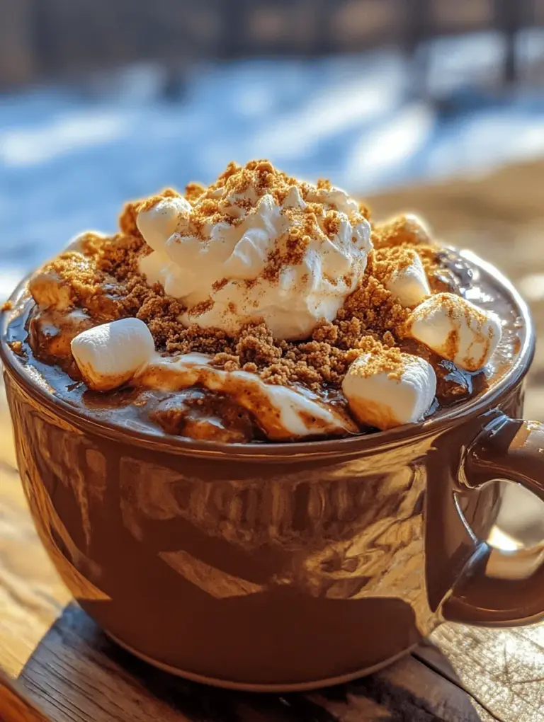 To create the perfect S'mores Whipped Hot Cocoa, it's essential to understand the core components that come together to create this delightful beverage. Each ingredient plays a vital role in delivering the rich flavors and textures that define this indulgent treat.