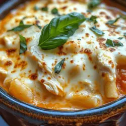 If you are in search of a meal that offers warmth, comfort, and a delightful burst of flavor, look no further than Creamy White Chicken Lasagna Soup. This dish takes the classic flavors of traditional lasagna and transforms them into a cozy soup that is perfect for any day of the week. Whether you are preparing for a chilly evening or simply craving something hearty, this recipe promises to deliver satisfaction in every spoonful.