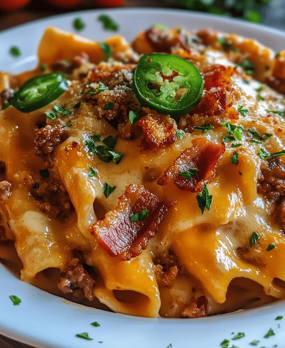 In the world of culinary creations, comfort food is often a source of solace, warmth, and satisfaction. It evokes memories of family gatherings, lazy weekends, and cozy nights in. The Loaded Bacon Cheeseburger Alfredo Pasta takes this concept to a new level, offering an enticing twist on traditional comfort food. This dish successfully melds the beloved flavors of a classic cheeseburger with the creamy richness of Alfredo pasta, creating a delightful fusion that is sure to please both pasta lovers and burger enthusiasts alike.