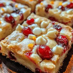 Shortbread has a long-standing history, originating in Scotland in the 12th century. Traditionally made with just three ingredients—flour, sugar, and butter—shortbread is celebrated for its crumbly texture and rich flavor. The beauty of shortbread bars lies in their simplicity; they require minimal effort yet deliver maximum satisfaction. With the addition of vibrant cranberries and optional white chocolate, these bars elevate the classic shortbread into a festive treat that embodies the flavors of the season.