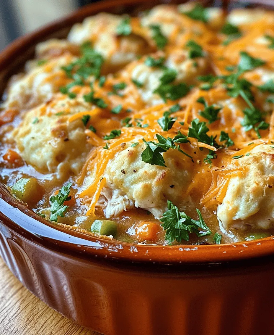 There’s something undeniably comforting about a warm bowl of chicken and dumplings, especially when it’s baked into a delicious casserole. The creamy texture, tender chicken, and fluffy dumplings come together to create a dish that embodies home-cooked goodness. This Comforting Chicken and Dumpling Casserole is not only a fantastic way to warm up on chilly evenings but also a cherished recipe that has found its way into family traditions across the country.