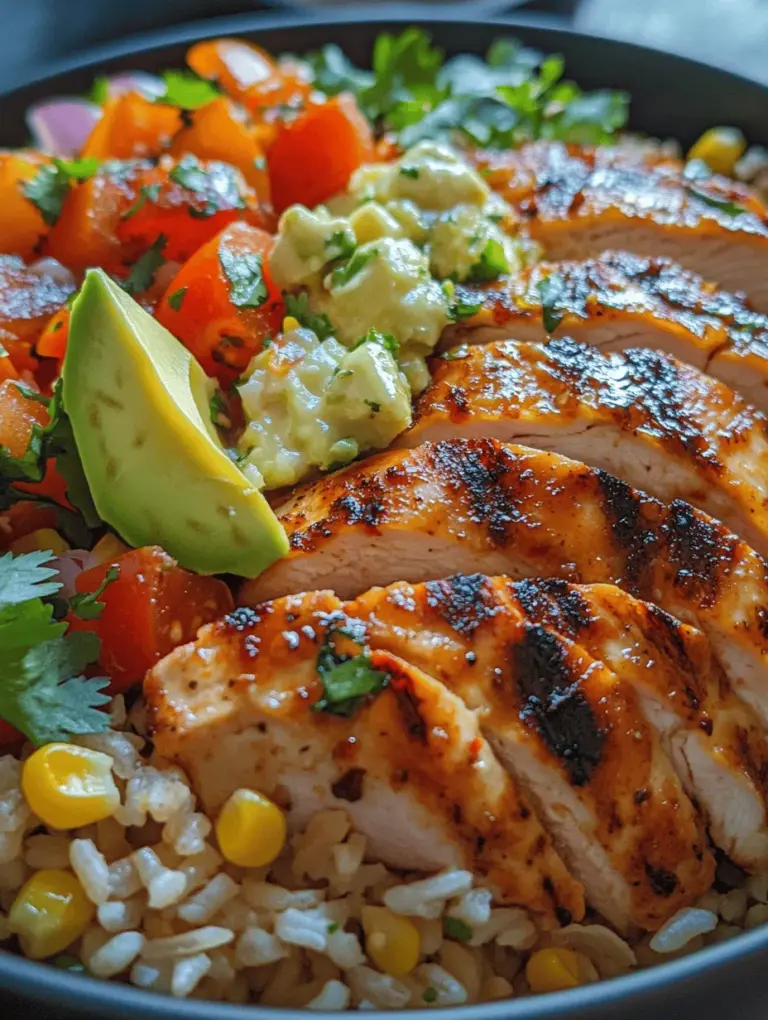 At the heart of our Flavor-Packed Street Corn Chicken Rice Bowl is the boneless, skinless chicken thighs. These cuts of meat are favored for their rich flavor and tenderness, making them an excellent choice for grilling. Unlike chicken breasts, which can dry out easily, thighs retain moisture and provide a juicy bite that complements the other components of the dish. Plus, they absorb marinades beautifully, enhancing the overall taste.