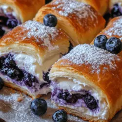 There's something undeniably enticing about the combination of creamy cheesecake and sweet, luscious blueberries. When wrapped in a flaky pastry, this delightful duo becomes an irresistible treat that everyone will love. Enter the 5 Ingredient Blueberry Cheesecake Rolls—a simple yet satisfying recipe that caters to both novice bakers and seasoned culinary enthusiasts alike. With just five essential ingredients, you can create a dessert that feels indulgent without requiring hours of preparation.