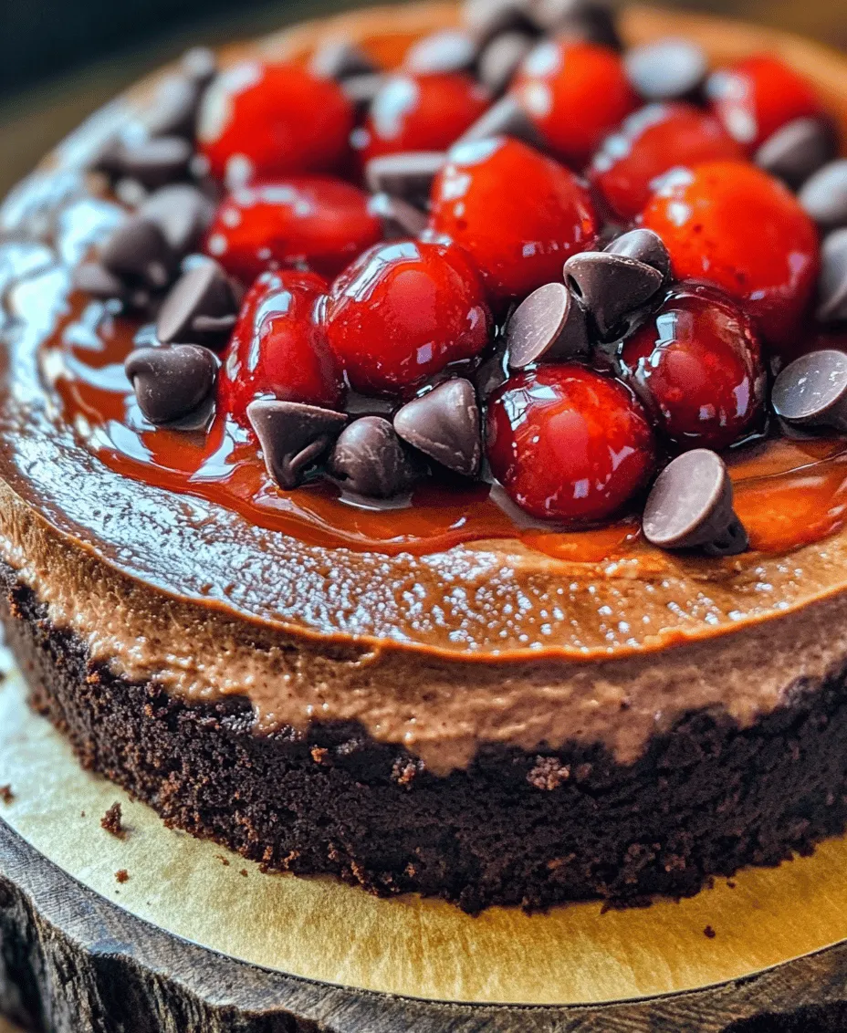 To craft the perfect chocolate cherry cheesecake, it’s essential to understand the key components that come together to create its irresistible flavor and texture. Let’s break down the ingredients used in this recipe, starting with the crust, followed by the rich filling and the delectable cherry topping.