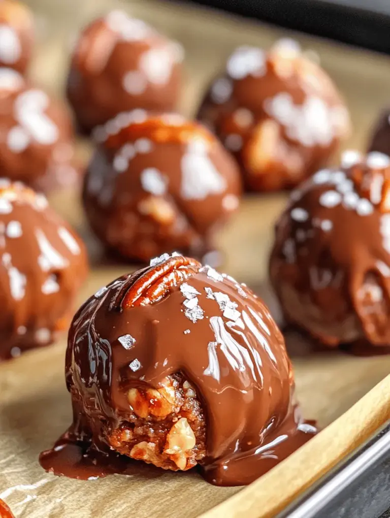 Pecan Pie Balls are a delightful twist on the classic pecan pie, offering a unique and indulgent take on a beloved dessert. These bite-sized treats encapsulate the rich, nutty flavor of pecans combined with the sweetness of chocolate and the subtle crunch of graham cracker crumbs. Perfect for holiday gatherings, parties, or simply as a sweet snack to satisfy your cravings, Pecan Pie Balls are an irresistible option that appeals to all ages.