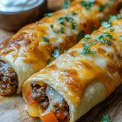 Welcome to the world of Cheesy Taco Sticks, where we blend the beloved flavors of tacos with the irresistible allure of cheesy snacks. This recipe is a perfect choice for anyone looking to spice up their culinary repertoire, whether it’s for a lively party, an exciting game day, or a cozy family dinner. Cheesy Taco Sticks not only tantalize your taste buds but are also incredibly fun to make and enjoy, making them a hit among both kids and adults alike.
