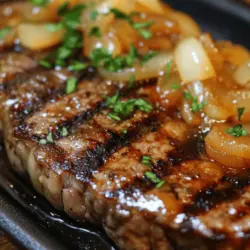 Comfort food has a unique ability to evoke feelings of warmth, nostalgia, and togetherness. It is that familiar scent wafting through the kitchen that draws family members to the dinner table, creating an atmosphere of connection and shared experience. Among the classic dishes that epitomize comfort food, Sizzling Onion Gravy Smothered Steak stands out as a hearty, flavorful masterpiece, perfect for family dinners or special occasions. This dish not only nourishes the body but also comforts the soul, making it a favorite for many home cooks.