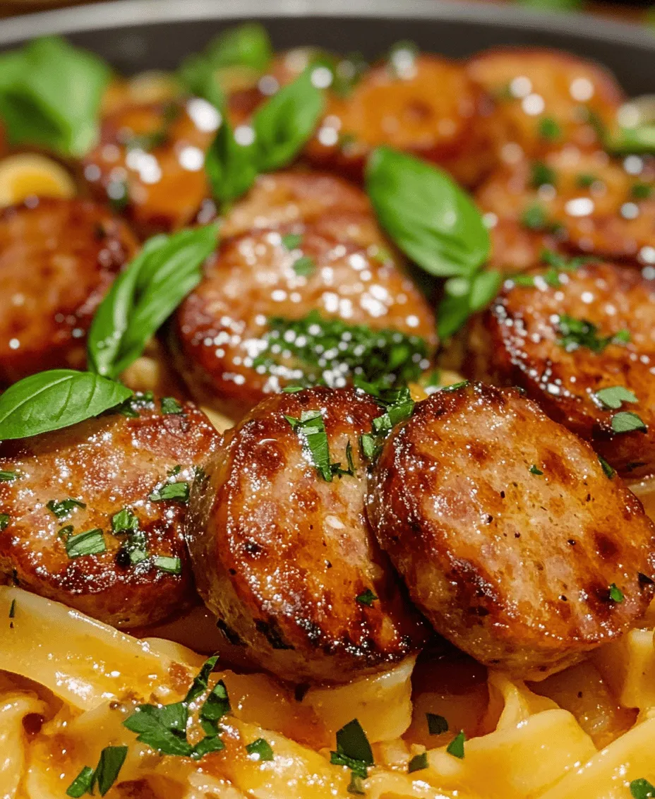 Garlic Butter Sausage Bites with Creamy Parmesan Pasta is a dish that brilliantly marries bold flavors with comforting textures, making it a favorite for both busy weeknights and special occasions. Imagine tender bites of sausage infused with the aromatic essence of garlic and butter, paired with a luxuriously creamy pasta coated in rich Parmesan cheese. This dish is not only delicious but also incredibly easy to prepare, allowing you to whip up a fantastic meal in no time.