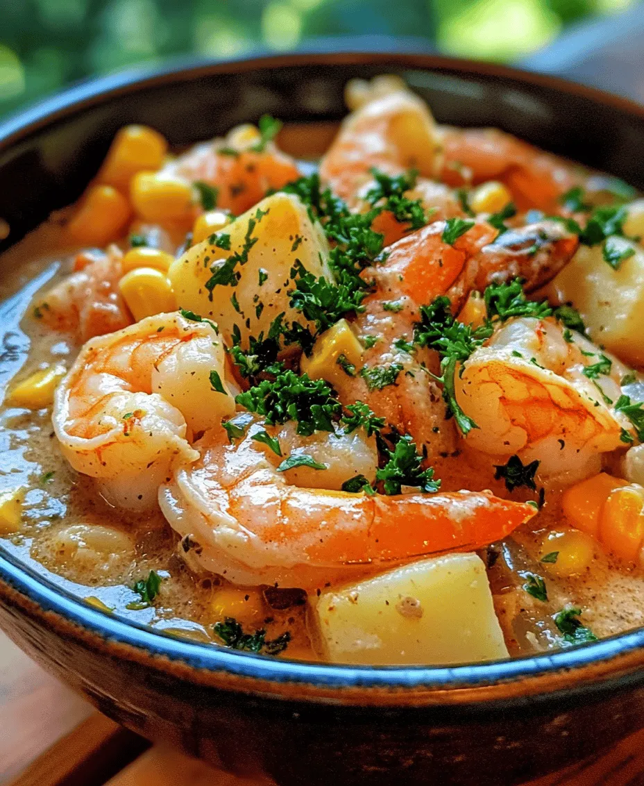 The first step in making a flavorful shrimp and corn soup is sautéing the aromatics. Begin by heating a tablespoon of oil in a large pot over medium heat. Add finely chopped onions and minced garlic, stirring occasionally to prevent burning. The importance of this step cannot be overstated; sautéing these ingredients not only softens their texture but also releases their natural flavors, creating a fragrant base for the soup.