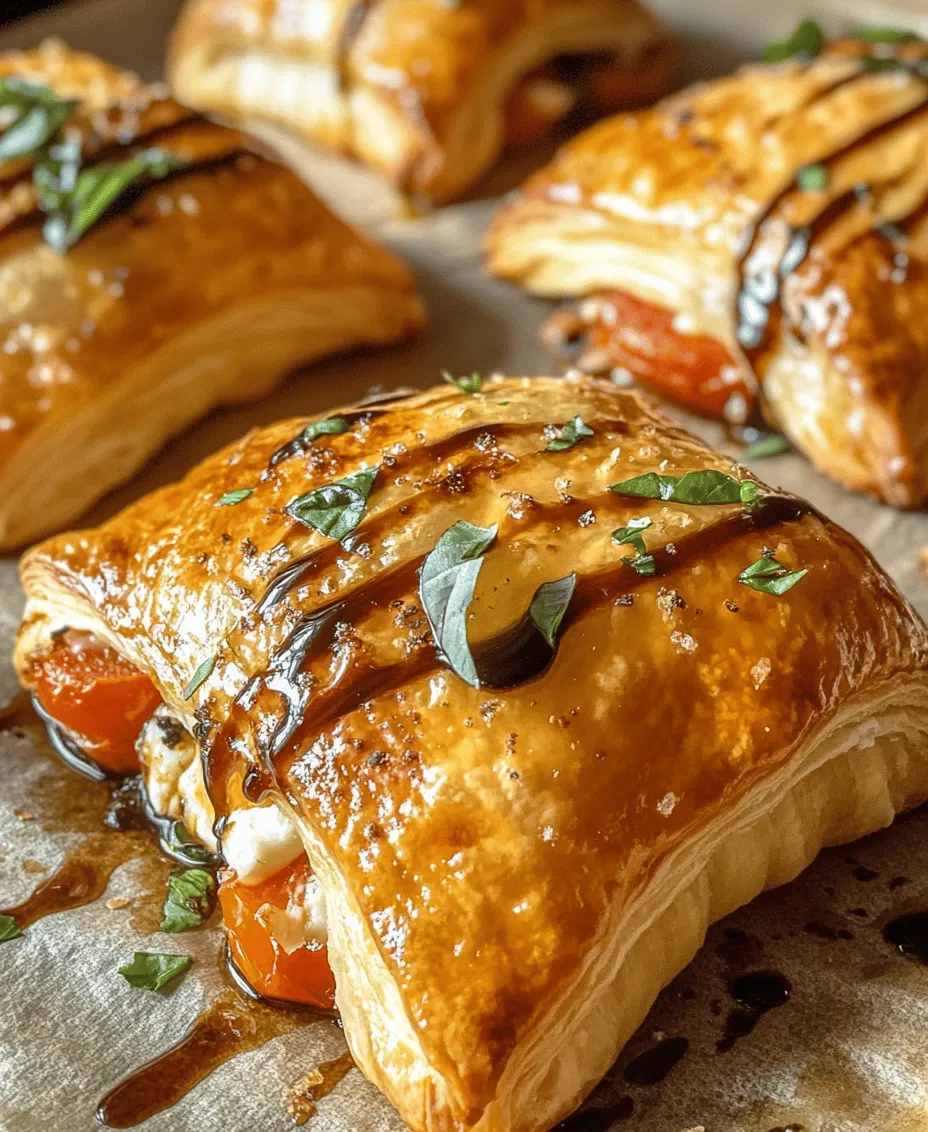 If you're looking for a quick yet impressive appetizer that balances flavor and elegance, look no further than Basil Tomato Puff Pastry Bites. These delightful morsels are perfect for gatherings, family dinners, or simply as a satisfying snack. With the freshness of ripe tomatoes and aromatic basil, combined with the creamy richness of mozzarella cheese, all encased in flaky, golden puff pastry, these bites are sure to become a crowd favorite. Not only do they deliver on taste, but they also offer a range of health benefits thanks to their wholesome ingredients, making them a guilt-free indulgence.