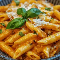 Creamy Blush Sauce Pasta Delight is a culinary masterpiece that captivates the senses with its rich flavor and stunning appearance. This dish, featuring a beautiful blush hue, is a delightful fusion of creamy and tangy elements that makes it a favorite among pasta lovers. The creamy texture envelops each bite of pasta, creating a comforting experience that is perfect for any occasion.