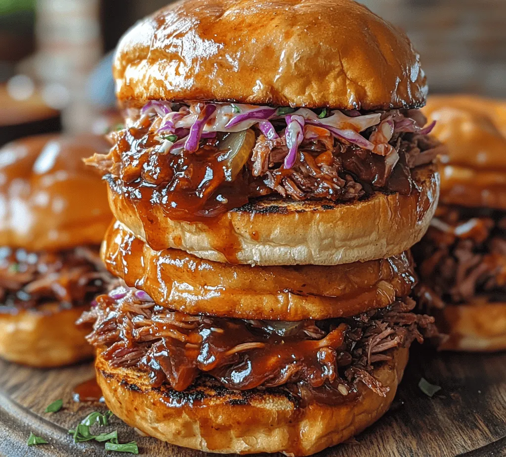 Pulled pork sandwiches have gained immense popularity across the United States and beyond, becoming a beloved staple at barbecues, family gatherings, and casual dining experiences. Their appeal lies not only in the rich flavors but also in the comforting, satisfying nature of the dish. The tender, smoky pork, paired with a tangy BBQ sauce and often topped with crunchy coleslaw, creates a perfect balance of textures and tastes. Whether you're hosting a summer cookout or simply enjoying a cozy meal at home, smoky BBQ pulled pork sandwiches are an excellent choice that never fails to impress.