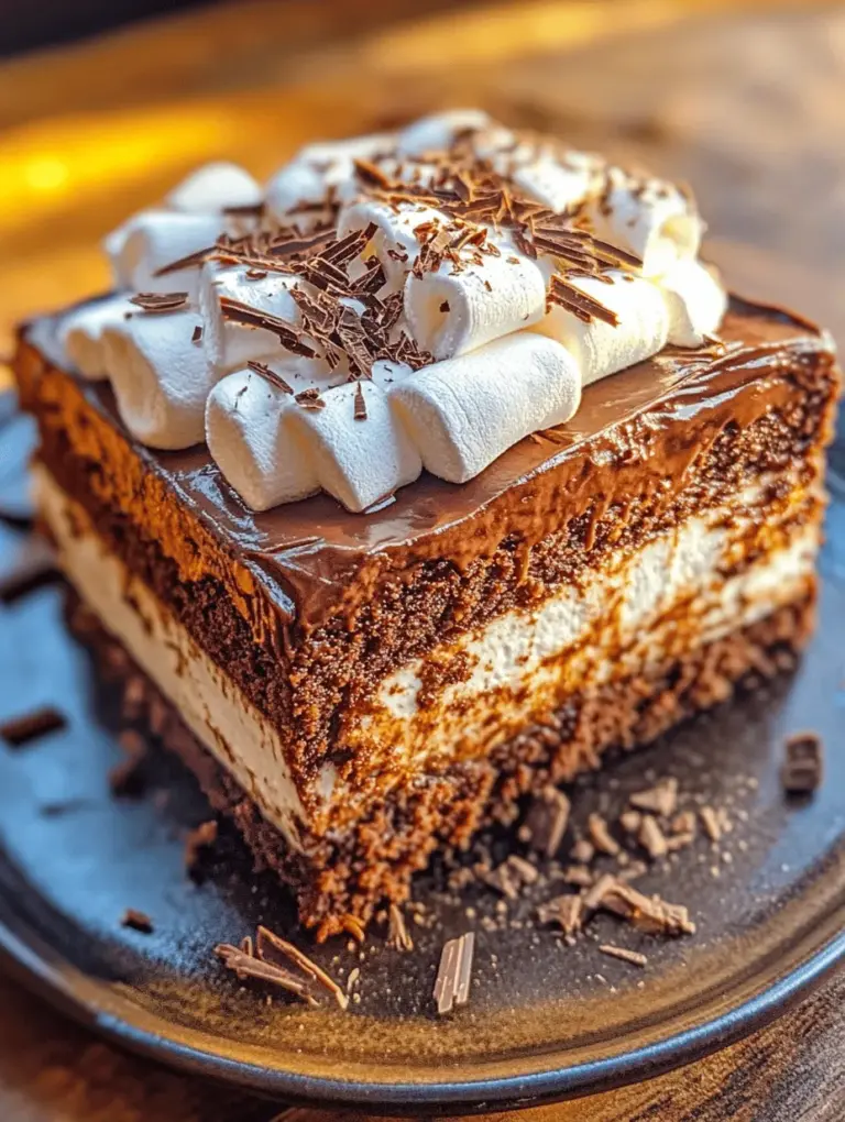 If you are a chocolate aficionado, you are in for a treat with the Decadent Mississippi Mud Cake. This sumptuous dessert is a delightful fusion of rich chocolate, fluffy marshmallow, and luscious ganache, making it a must-try for anyone with a sweet tooth. Originating from the southern United States, this cake has garnered immense popularity and has become a staple at gatherings, celebrations, and potlucks. In this article, we will take you on a journey through the history of Mississippi Mud Cake, explore its unique flavor profile, and provide you with a detailed guide to creating this indulgent dessert from scratch.