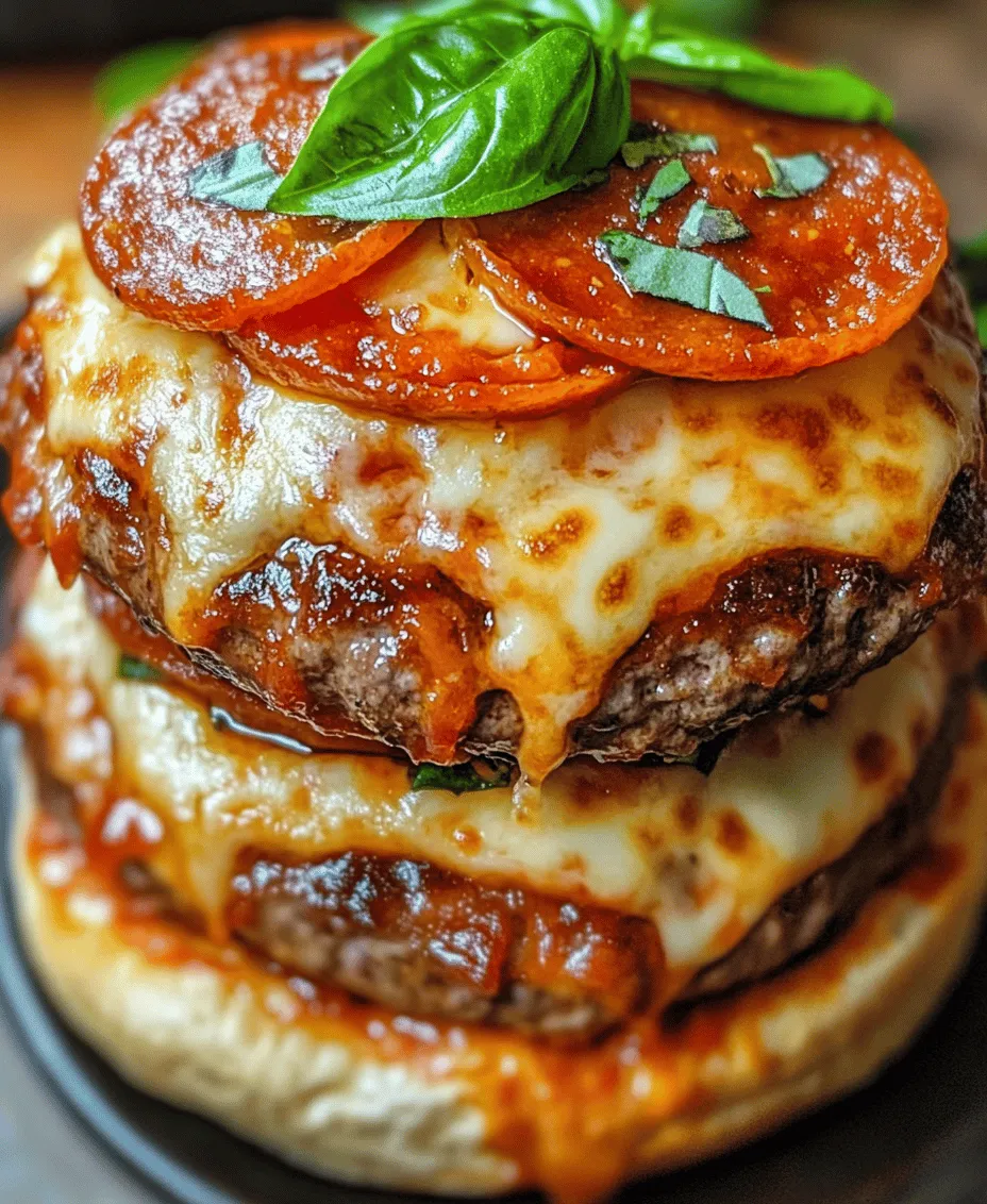 In the world of culinary creativity, few things can match the joy of combining two beloved dishes into one delicious masterpiece. Enter the Pizza Burger—a delightful fusion of classic pizza flavors and the all-time favorite burger. This innovative dish has gained traction in the foodie community, captivating taste buds with its unique blend of savory ingredients. Picture this: a juicy burger patty nestled between two toasted buns, layered with melted cheese, zesty marinara sauce, and a medley of pizza toppings. Whether you're hosting a casual get-together or simply enjoying a weeknight dinner, these Pizza Burgers promise to be a crowd-pleaser.
