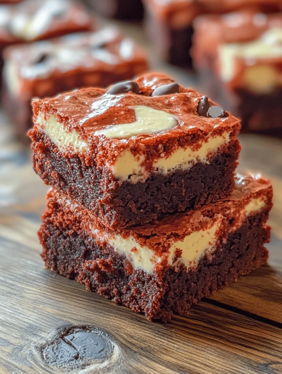 Indulging in the rich and decadent flavors of Red Velvet Brownies is a culinary experience like no other. These delightful treats offer a perfect blend of moist brownie goodness with the signature red velvet flavor that has captured the hearts of dessert lovers everywhere. Combining the classic taste of cocoa with a hint of tanginess from cream cheese, this recipe elevates the traditional brownie to new heights of sophistication.