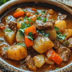 In the realm of comfort food, few dishes resonate quite like a hearty stew. Savory Carne con Papas is a classic recipe that brings together tender beef, flavorful spices, and hearty potatoes, creating a dish that warms both the body and soul. This beloved stew is not just a meal; it’s an experience that encapsulates the warmth of familial bonds and the richness of cultural heritage. As you prepare to dive into this delightful recipe, you will discover not only how to create this savory dish but also the background that makes it a cherished favorite in many households.