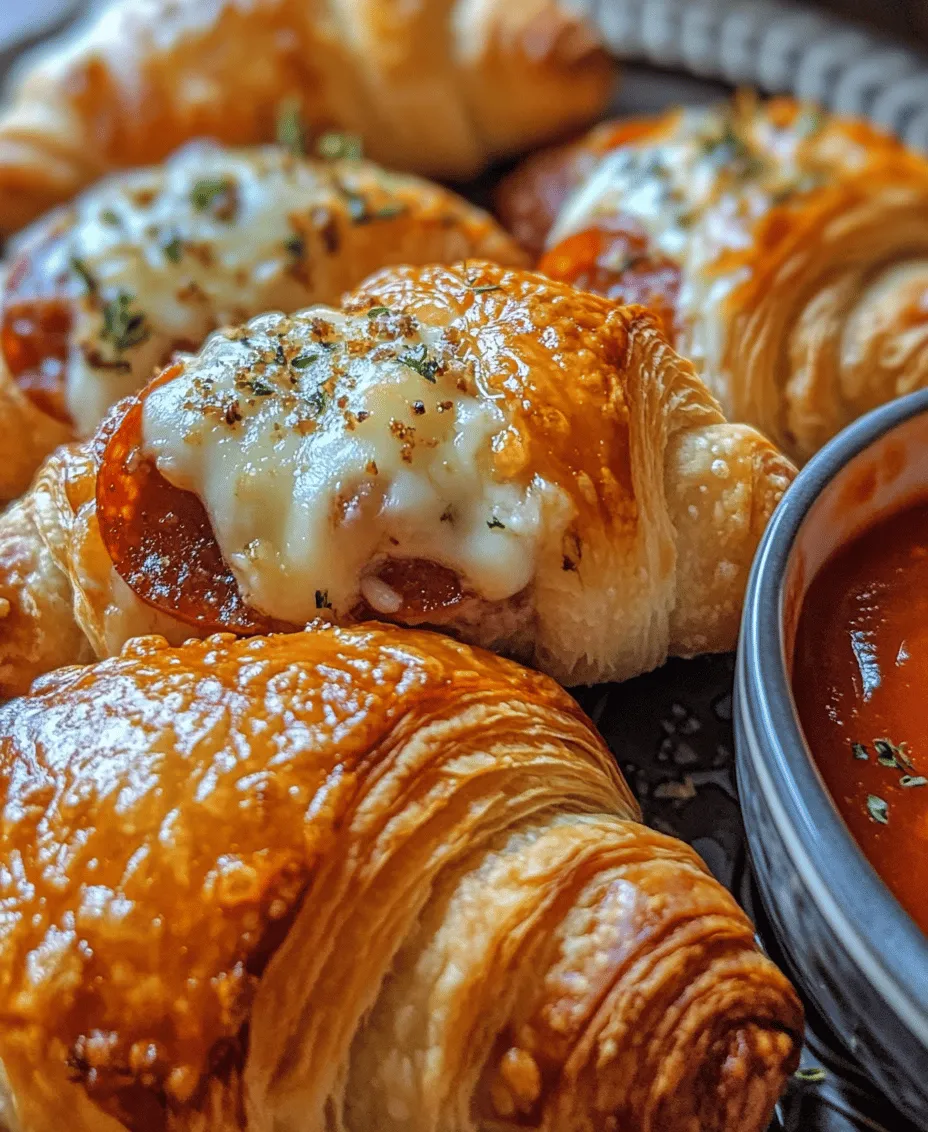 To create the perfect Mozzarella Pepperoni Croissant Rolls, understanding the main ingredients is essential. Each component contributes to the overall flavor profile and texture, enhancing the final product.
