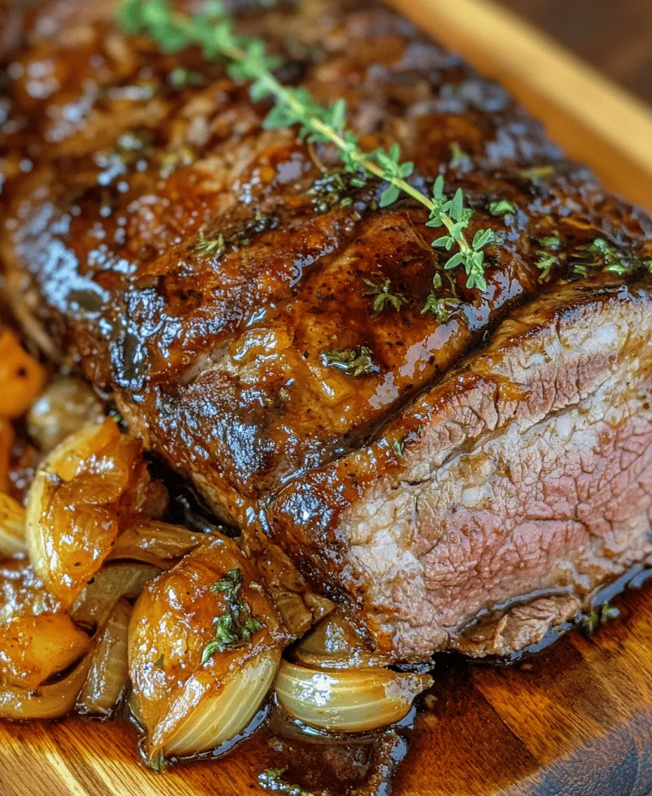 If you’re searching for a dish that embodies comfort, flavor, and effortless preparation, look no further than Slow Cooker Balsamic Glazed Roast Beef. This delightful recipe showcases a succulent chuck roast, bathed in a rich balsamic glaze that marries sweet and savory notes to create a symphony of flavor. The beauty of using a slow cooker lies in its ability to transform tougher cuts of meat into tender, juicy masterpieces, making it an ideal method for preparing roast beef.