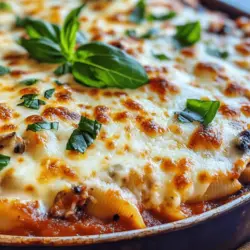 Cheesy Spinach and Mushroom Stuffed Shells are a delicious and comforting dish that brings warmth and satisfaction to any dinner table. This Italian-American classic combines the goodness of jumbo pasta shells with a rich and creamy filling, making it a perfect choice for families and gatherings alike. The appeal of this dish lies not only in its delectable flavors but also in its ability to incorporate healthy vegetables into a meal. With fresh spinach and savory mushrooms, each bite offers a burst of flavor balanced by the creamy, cheesy filling that melts in your mouth.