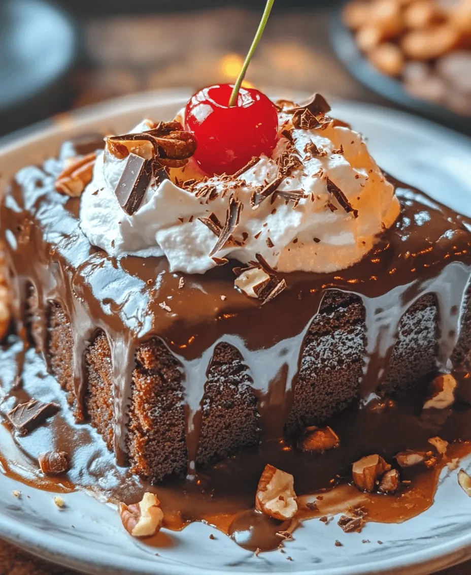 There’s something undeniably nostalgic about a hot fudge sundae—its layers of rich chocolate sauce, creamy ice cream, and delightful toppings evoke memories of ice cream parlors and warm summer nights. This classic dessert has earned its place in the hearts of many, reminding us of simpler times and the joys of indulging in sweet treats. Now, imagine taking that beloved sundae and transforming it into a warm, gooey cake that captures all the flavors of the traditional version while adding a unique twist. This is exactly what the Decadent Old-Fashioned Hot Fudge Sundae Cake accomplishes!