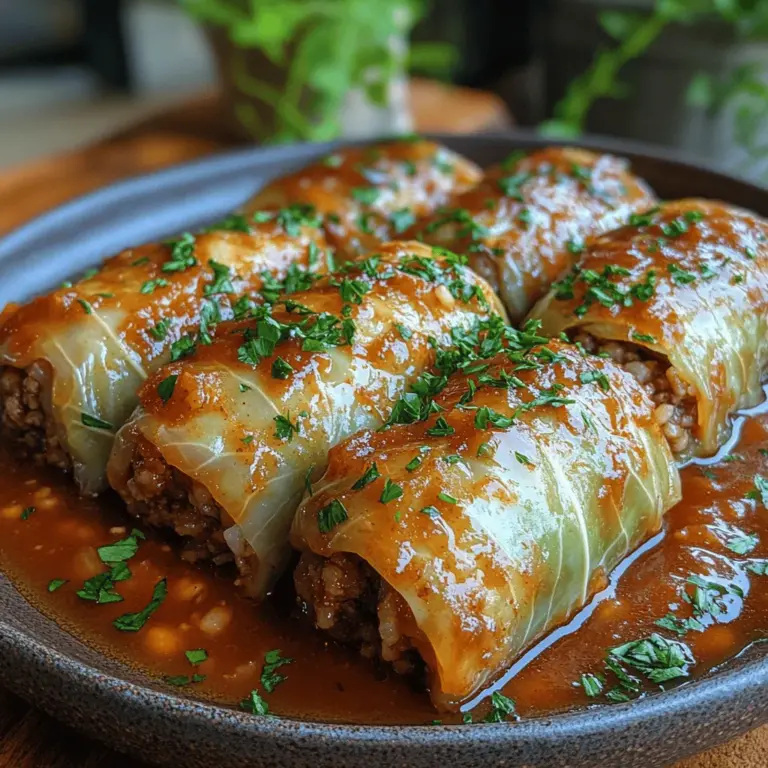 Stuffed cabbage rolls are a classic comfort food that has warmed hearts and homes for generations. These delectable rolls, filled with a savory mixture of meat, rice, and spices, embody the essence of home-cooked meals, bringing together families and friends around the dinner table. With their origins tracing back through various cultures, stuffed cabbage rolls present a delightful canvas for culinary creativity, allowing cooks to experiment with flavors and ingredients while maintaining the traditional core of the dish.
