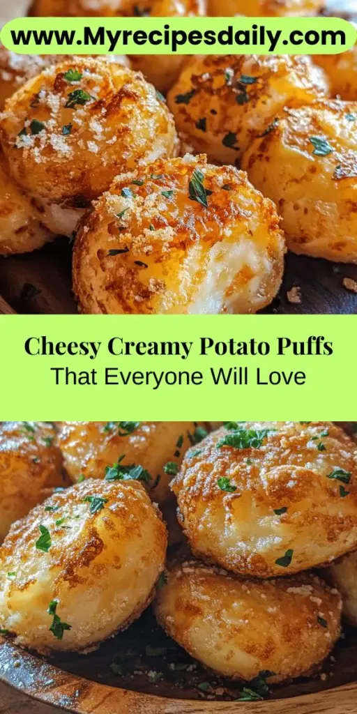Indulge in the delightful experience of Creamy Potato Puffs with Cheese Delight! These scrumptious bites feature a crispy exterior that encases a rich and creamy potato and cheese filling. Perfect as appetizers, snacks, or side dishes, they are sure to impress at any gathering. Learn how to make these crowd-pleasers by mastering the key ingredients and preparation steps. Elevate your meals with this comforting and versatile dish that brings joy to every table!