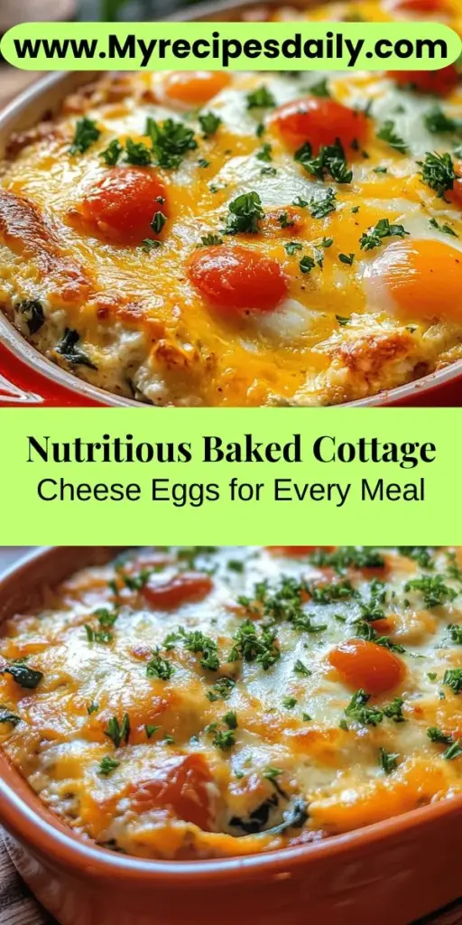 Discover the delicious world of baked cottage cheese eggs, a versatile dish perfect for any meal. Combining creamy cottage cheese with fluffy eggs, this nutritious recipe provides a high-protein option that's low in calories. Customize with your favorite vegetables and spices for added flavor. It's not only easy to make but also gluten-free and adaptable for various dietary needs. Enjoy a wholesome meal that's both satisfying and healthy anytime!