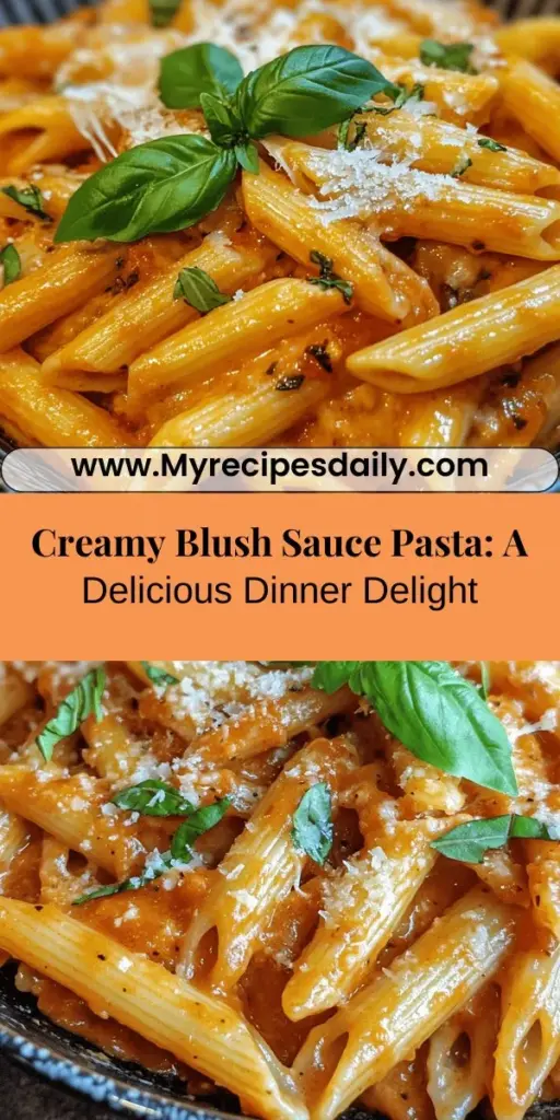 Indulge in the comforting taste of Creamy Blush Sauce Pasta Delight, a delightful blend of creamy and tangy flavors that will impress anyone at your dinner table. This dish features a luscious blush sauce made from heavy cream and tomato sauce, perfectly coating your favorite pasta. Ideal for cozy nights or special celebrations, you can easily customize it with proteins or veggies. Enjoy a gourmet experience right at home with this simple, yet elegant recipe.
