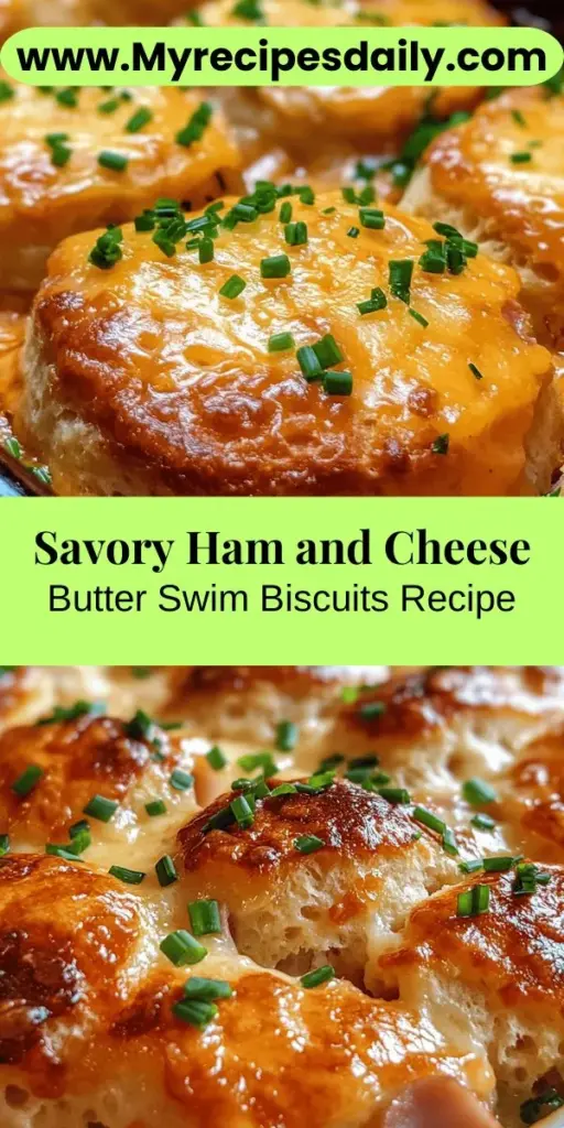 Discover the delightful twist of ham and cheese butter swim biscuits! These Southern-inspired treats are crispy on the outside and tender on the inside, thanks to a unique butter bathing method. Filled with savory cheddar cheese and protein-rich ham, they’re perfect for breakfast, brunch, or as a delectable snack. Easy to make in just 20 minutes, they bring comfort and flavor to any meal. Try them today for a crowd-pleasing dish everyone will love!