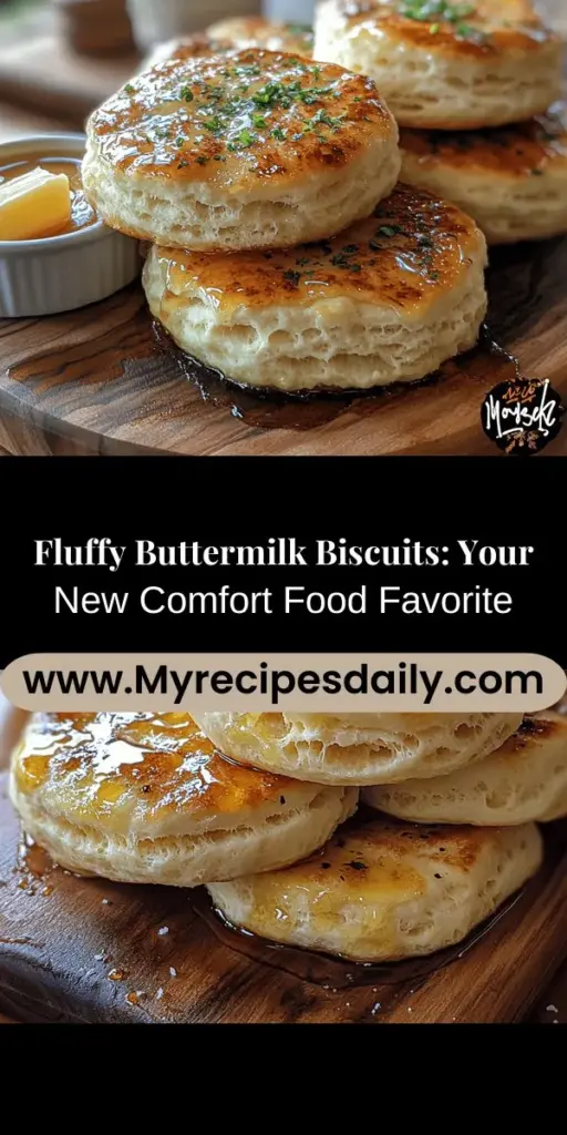 Discover the ultimate comfort food with fluffy homemade buttermilk biscuits! This simple recipe highlights the key ingredients like all-purpose flour, baking powder, and cold butter that create perfectly light and flaky biscuits. Enjoy them plain, with butter, or even in savory dishes like biscuits and gravy. Whether for breakfast, lunch, or dinner, these versatile biscuits can elevate any meal. Follow our easy steps and tips to master the art of biscuit-making. Bake delicious memories today!