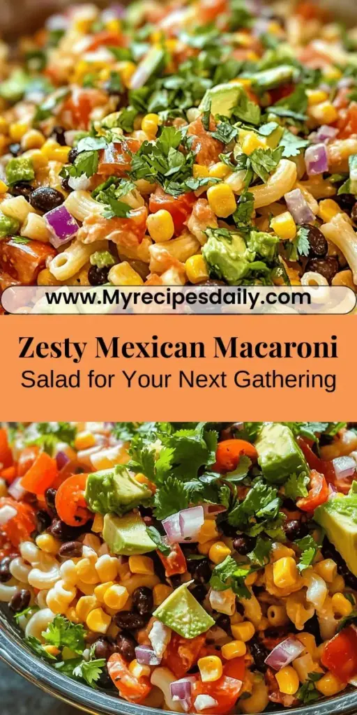 Discover a flavorful twist on a classic with the Spicy Fiesta Mexican Macaroni Salad. This vibrant dish combines creamy dressing with fresh vegetables, hearty black beans, and just the right amount of spice to create a refreshing side perfect for summer gatherings. Enjoy the bold flavors of cumin, lime, and cilantro, all while keeping it nutritious. Whether at a barbecue or a potluck, this salad is sure to delight your guests and elevate your meal.