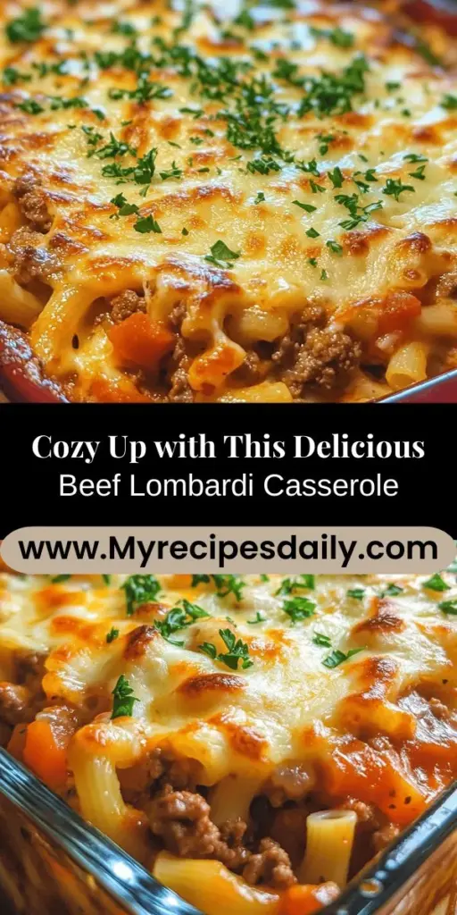Looking for a cozy and hearty meal? Try Beef Lombardi Casserole, a delightful comfort food perfect for family dinners or gatherings. This easy-to-make dish features savory ground beef, tangy tomatoes, and a medley of vegetables all layered under gooey cheese. Versatile and adaptable, you can customize it for any dietary preference. Dive into the preparation with simple steps and enjoy not only a filling meal but also the warmth and memories it brings around the table.
