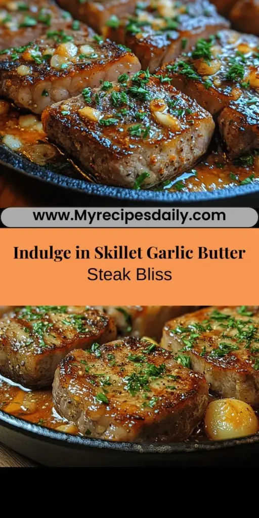 Elevate your weeknight dinners with the Skillet Garlic Butter Steak Delight, a gourmet recipe that combines simplicity and indulgence. Picture a perfectly seared ribeye steak with a tender, juicy interior, enhanced by a rich garlic and butter sauce. This dish is all about quality ingredients and essential techniques that allow anyone to create a restaurant-worthy meal at home. Discover tips for seasoning, searing, and basting to create a truly unforgettable steak experience. Enjoy the satisfaction of mastering a culinary classic that will impress family and friends.