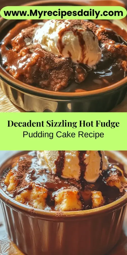 Indulge in the ultimate chocolate experience with Sizzling Hot Fudge Pudding Cake, a dessert that combines a fluffy cake on top and a gooey fudge center. This classic American treat is easy to make and perfect for any occasion. With its rich chocolate flavor and delightful warmth, serve it fresh out of the oven with a scoop of vanilla ice cream for an unforgettable finish. Elevate your dessert game and celebrate life's moments with this dreamy delight that everyone will love!