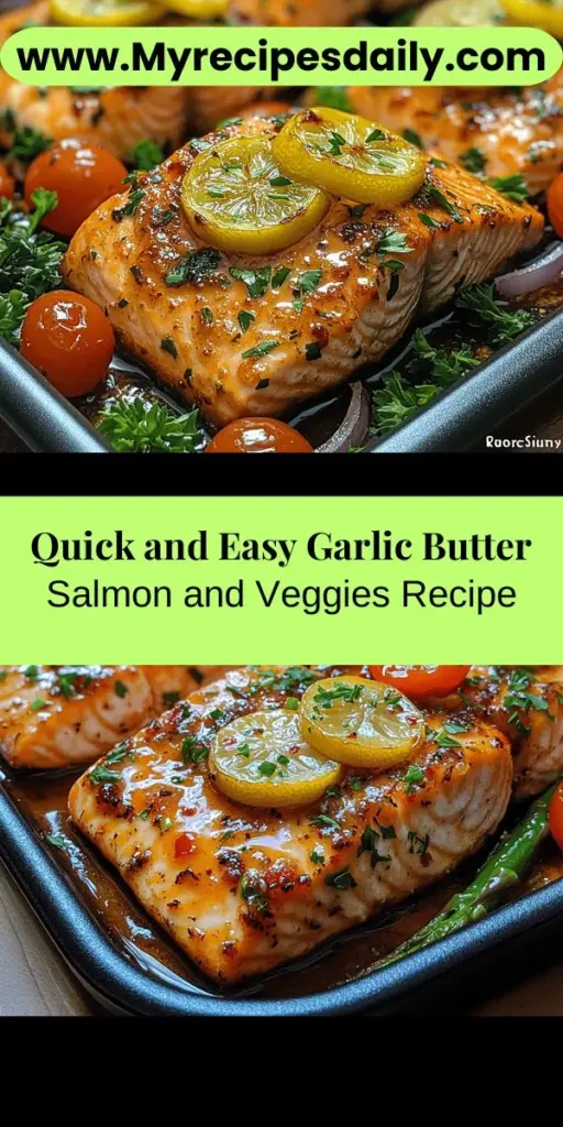 Discover the joy of cooking with this simple yet delicious Sheet Pan Garlic Butter Salmon with Veggies recipe. Perfect for busy weeknights or special occasions, this one-pan meal combines fresh salmon with colorful vegetables for a nutritious and flavorful dish. Enjoy the ease of minimal prep and cleanup while savoring the rich taste of salmon paired with garlic, butter, and seasonal veggies. It’s a satisfying dinner everyone will love!