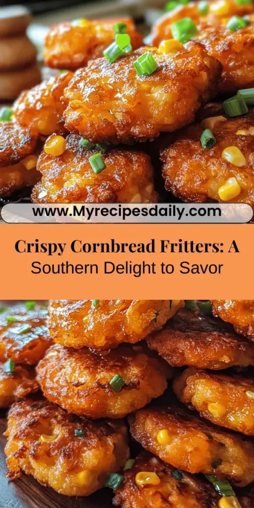 Discover the irresistible delight of crispy fried cornbread fritters with this easy recipe! Perfectly golden brown on the outside and tender on the inside, these fritters make a fantastic appetizer or side dish for any meal. Infused with sweet corn and customizable with your favorite herbs, spices, and cheeses, they cater to every palate. Learn the tips and techniques to create these Southern-inspired treats and impress family and friends at your next gathering!