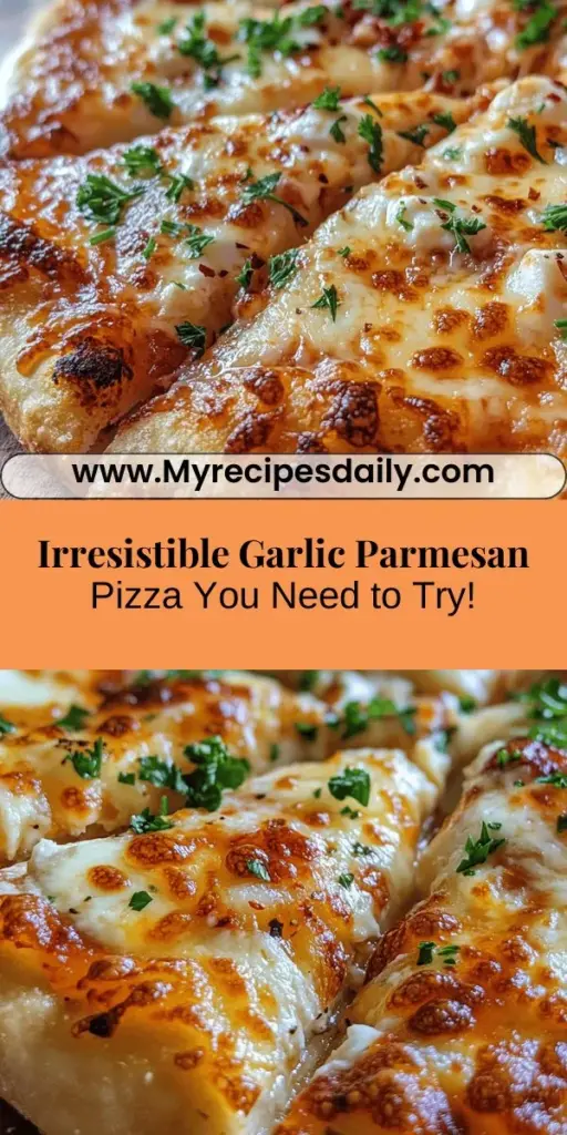 Dive into the culinary magic of Garlic Parmesan Wonderland Pizza, a delicious twist on traditional pizza that perfectly balances the bold flavors of garlic and creamy Parmesan cheese. This recipe takes you through using fresh ingredients, from crafting the perfect dough to achieving the ideal cheese melt. With easy preparation steps and serving suggestions, this pizza promises to satisfy your cravings and impress your loved ones with its irresistible flavor and inviting aroma. Enjoy the delightful experience of making this cheesy masterpiece at home!