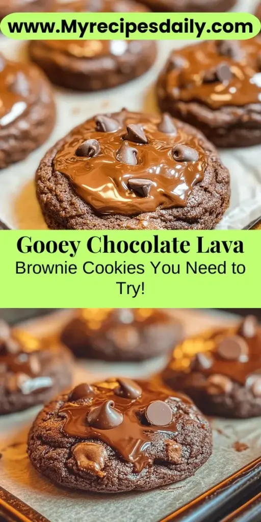 Dive into the world of chocolate indulgence with these Chocolate Lava Brownie Cookies! Imagine sinking your teeth into a chewy cookie with a warm, gooey chocolate center that flows like molten lava. This recipe beautifully merges the rich taste of brownies with cookie ease, making it perfect for bakers of all levels. Discover the secrets behind the ingredients that create this delightful treat and learn how to impress everyone at your next gathering! Treat yourself to this chocolatey experience today.