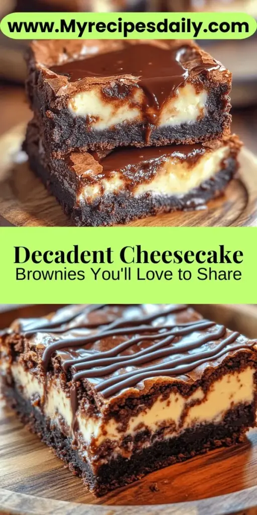 Indulge in a dessert that perfectly blends two favorites: cheesecake and brownies! Creamy Bliss Cheesecake Brownies are rich, fudgy, and topped with a luscious cheesecake layer, making them an irresistible treat for any occasion. Ideal for impressing guests at dinner parties or simply satisfying your sweet tooth, this recipe showcases your baking skills while delivering comfort in every bite. Discover the joy of creating this gorgeous layered dessert in your kitchen and enjoy every delicious slice with family and friends.