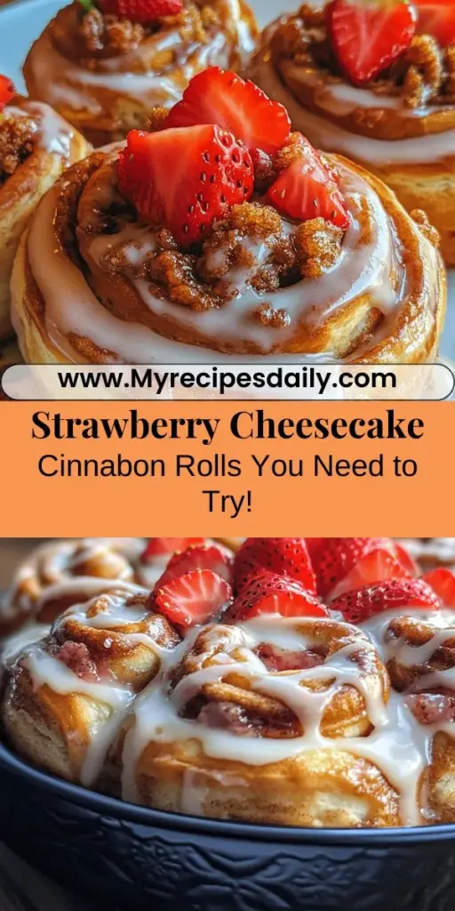 Treat yourself to the amazing combination of flavors with Strawberry Cheesecake Cinnabon Rolls. This delightful recipe brings together soft, fluffy cinnamon rolls filled with a rich cream cheese and fresh strawberry mixture, then topped with a luscious glaze. Perfect for brunches, family gatherings, or just a sweet indulgence, these rolls not only taste incredible but also look stunning on any table. Get ready to elevate your baking game with this irresistible treat!