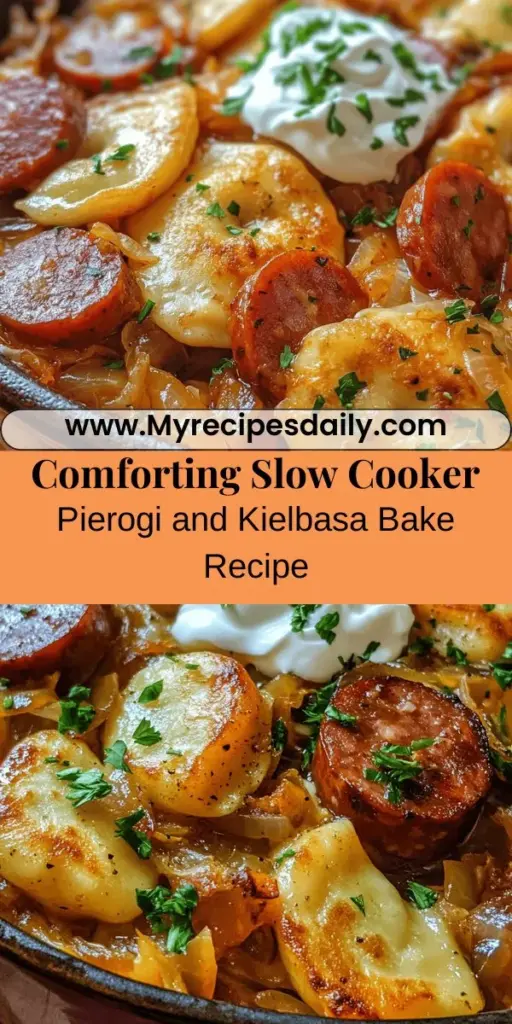 Discover the comforting flavors of Polish cuisine with this Savory Slow Cooker Pierogi and Kielbasa Bake. This dish combines tender pierogi and flavorful kielbasa with sautéed onions, garlic, and tangy sauerkraut, creating a nostalgic and satisfying meal. Simply layer your ingredients in the slow cooker to enjoy a hearty dinner with minimal effort. Perfect for family gatherings or cozy evenings, each bite invites you to savor tradition and warmth.