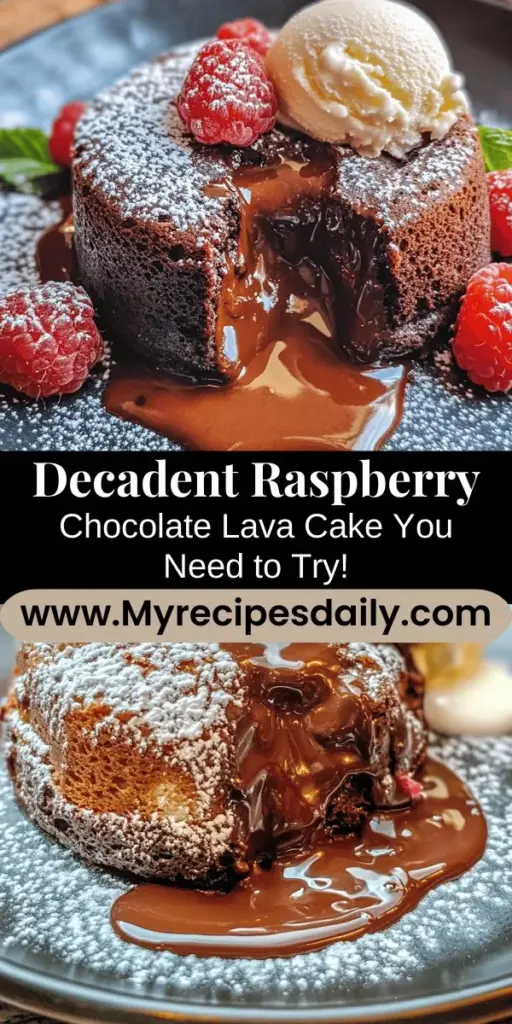 Indulge in the exquisite flavors of Raspberry Chocolate Lava Cake, a delightful twist on the classic dessert. This recipe combines rich chocolate and tart raspberries, creating a perfect balance of sweetness and tanginess. With a gooey molten center and stunning presentation, it’s sure to impress at any gathering. Discover the detailed guide on how to make this decadent dessert at home and elevate your baking game with this unforgettable treat for chocolate lovers!