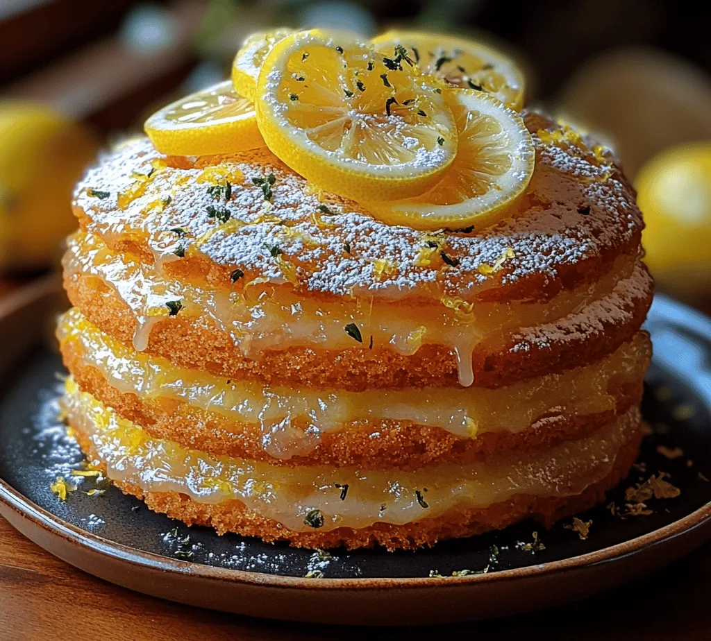 If you're looking for a dessert that captures the essence of sunshine in every bite, the Zesty Lemon Bliss Cake is your answer. This delightful cake is not only a feast for the eyes but also a refreshing treat that tantalizes the palate. Its light, airy texture combined with a vibrant lemon flavor makes it an ideal centerpiece for gatherings, celebrations, or simply a sweet indulgence on a warm afternoon. What’s more, this recipe is straightforward, allowing both novice and seasoned bakers to create something truly special with minimal fuss.