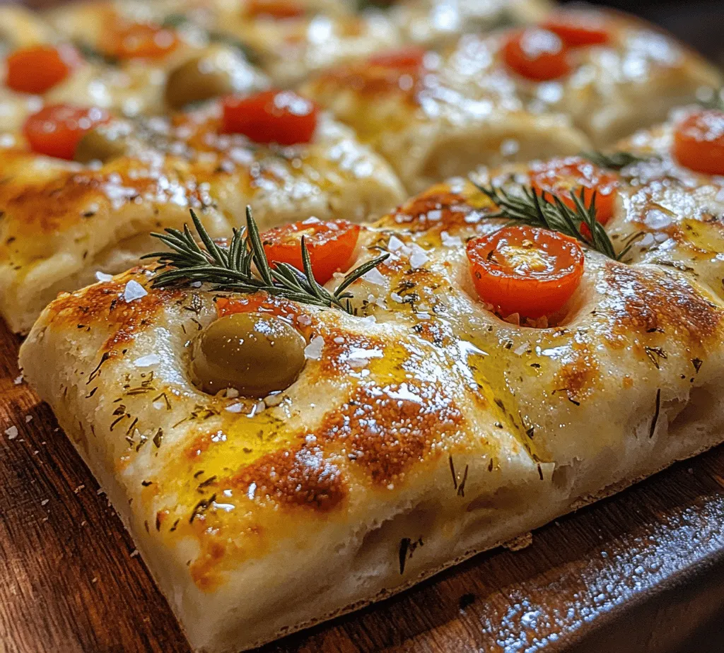 Focaccia bread is a beloved staple in Italian cuisine, celebrated for its airy texture and rich flavor. Its versatility makes it a perfect accompaniment to meals, a base for sandwiches, or simply enjoyed on its own, drizzled with olive oil and sprinkled with sea salt. This Italian flatbread is characterized by its golden, crispy crust and soft, fluffy interior, making it irresistible to many. Its popularity has transcended borders, with home bakers and professional chefs alike embracing this delectable bread for its simplicity and delicious results.