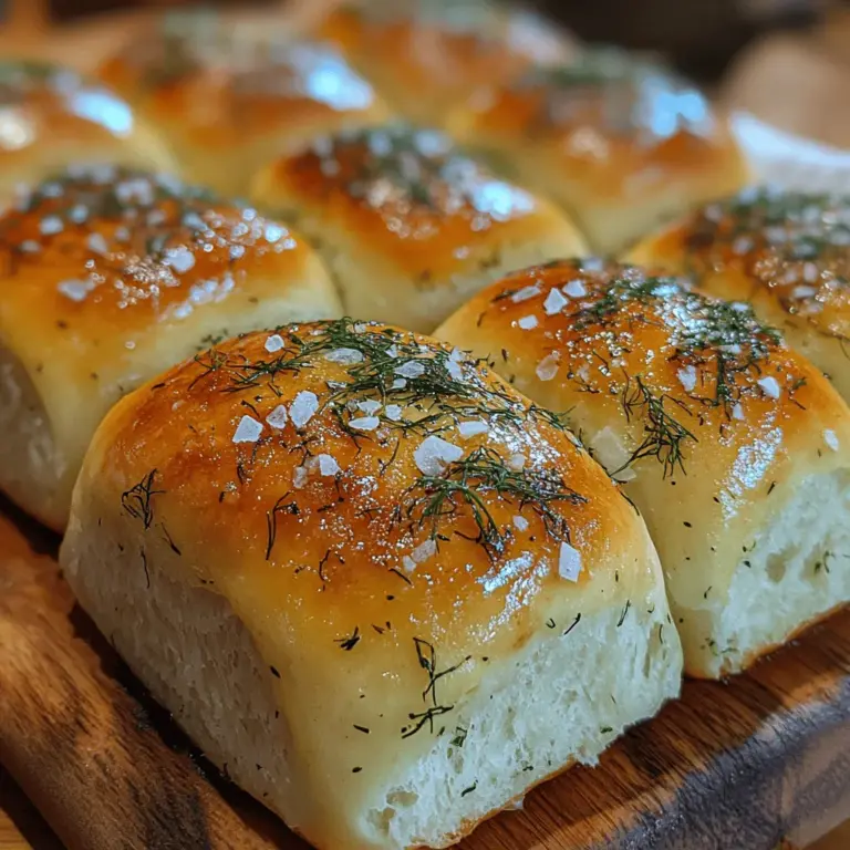 There’s an undeniable joy that comes from the aroma of freshly baked bread wafting through your home. The allure of homemade bread lies not just in the tantalizing scent but also in the satisfaction of crafting something from scratch. While there are countless bread recipes to choose from, Squishy Garlic Dill Rolls stand out as a delightful combination of flavors and textures that are perfect for any occasion. These rolls are soft, fluffy, and infused with the savory notes of garlic and the refreshing taste of dill, making them a versatile addition to your table. Whether served alongside a hearty meal, enjoyed as a snack, or presented at gatherings, these rolls are sure to impress your family and friends.