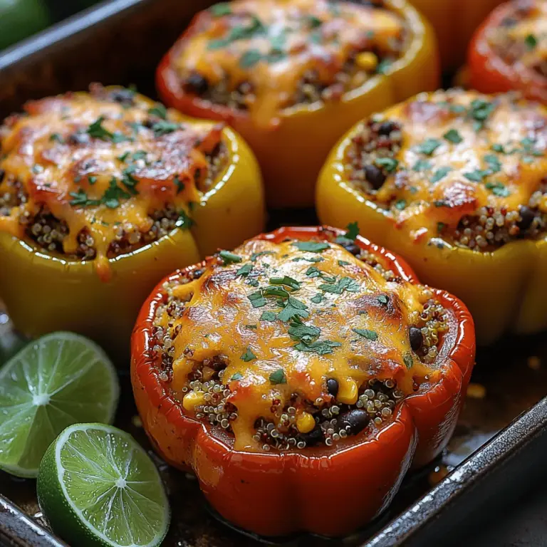 Stuffed bell peppers have long been a beloved dish in kitchens around the world, celebrated for their versatility and the ability to cater to a variety of dietary preferences. Whether served as a side dish or a hearty main course, these vibrant vegetables can be filled with an array of ingredients, from grains to meats, making them a flexible option for any meal. Their colorful appearance and satisfying taste have made them a favorite among families, especially when it comes to creating a nutritious meal that everyone can enjoy.