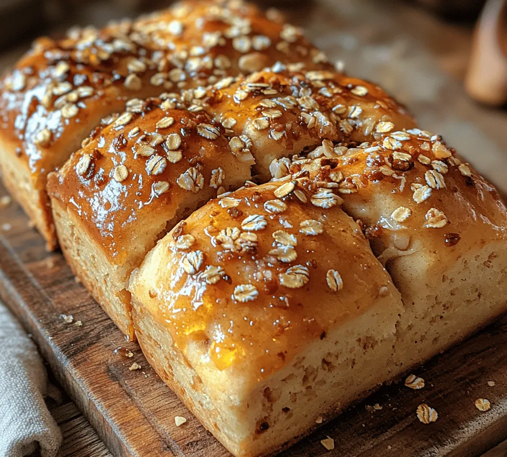 Baking bread at home is not just about making a meal; it’s an experience that fills your kitchen with warmth and delightful aromas, transforming your space into a cozy haven. Among the myriad of bread recipes out there, <strong>Heavenly Honey Oat Bread</strong> stands out as a wholesome and naturally sweetened option. This delightful loaf marries the nutty flavor of whole wheat flour with the comforting essence of honey and oats, creating a nutritious and delicious bread that can elevate any meal or snack time.” /></p>
</p>
<h2>Understanding Dough Consistency and Texture</h2>
</p>
<p>When embarking on the journey to create Heavenly Honey Oat Bread, understanding dough consistency and texture is crucial. The right dough should feel soft and slightly tacky to the touch but not overly sticky. As you mix your ingredients, be mindful of the moisture levels; the oats will absorb some liquid, so adjust by adding a little more water or milk if necessary. The goal is to achieve a dough that is pliable and elastic, which will contribute to a light and airy bread.</p>
</p>
<h3>Kneading the Dough: Developing Gluten</h3>
</p>
<p>Kneading is a fundamental step in bread-making because it develops gluten, the protein that gives bread its structure and chewiness. To knead effectively, turn the dough out onto a clean, floured surface. Using the heel of your hand, push the dough away from you, then fold it back over itself. Rotate the dough a quarter turn and repeat this process. Knead for about 8-10 minutes, or until the dough becomes smooth and elastic.</p>
</p>
<p><strong>Recognizing When Your Dough is Ready</strong></p>
<p>A good indicator that your dough has been kneaded sufficiently is the “windowpane test.” Take a small piece of dough and stretch it between your fingers. If it stretches thin enough to let light pass through without tearing, you’ve developed enough gluten. If it tears easily, keep kneading for a few more minutes.</p>
</p>
<h3>First Rise: Letting the Dough Rest</h3>
</p>
<p>After kneading, it’s time for the first rise. Place your dough in a lightly greased bowl, cover it with a damp cloth or plastic wrap, and allow it to rest. This step is essential as it allows the yeast to ferment, producing carbon dioxide and causing the dough to rise.</p>
</p>
<p><strong>Optimal Conditions for Dough Rising</strong></p>
<p>For the best results, place the bowl in a warm, draft-free area. An ideal temperature for dough rising is between 75°F to 85°F (24°C to 29°C). If your kitchen is cool, consider using the oven with just the light on to create a warm environment.</p>
</p>
<p><strong>How to Know When the Dough Has Doubled in Size</strong></p>
<p>The dough is ready for the next step when it has doubled in size, which may take about 1 to 2 hours. To check, gently poke the dough with your finger; if the indentation remains, it’s a sign that the dough has risen enough.</p>
</p>
<h3>Shaping the Loaf: Crafting Your Bread</h3>
</p>
<p>Shaping the loaf is where your Heavenly Honey Oat Bread starts to take form. After the first rise, gently punch down the dough to release any trapped air. Turn it out onto a floured surface and flatten it into a rectangle.</p>
</p>
<p><strong>Techniques for Shaping Dough into a Loaf</strong></p>
<p>To shape the dough into a loaf, fold the top third down to the center, then fold the bottom third up over it. Roll the dough tightly from one end to the other, pinching the seams to seal. This technique helps create surface tension, which results in a better rise during the baking process.</p>
</p>
<p><strong>Tips for Rolling and Sealing the Dough Properly</strong></p>
<p>Ensure that the edges are sealed well to prevent the loaf from unfolding during the second rise. Use a little water to moisten the edges if necessary, making them stick together. Once shaped, place the loaf seam-side down in a greased loaf pan.</p>
</p>
<h3>Second Rise: Preparing for Baking</h3>
</p>
<p>The second rise is crucial for developing the final texture and flavor of your bread. This rise allows the dough to expand further and achieve that light, airy quality.</p>
</p>
<p><strong>Why a Second Rise is Crucial for Texture</strong></p>
<p>During the second rise, the yeast continues to work, creating more gas bubbles. This process enhances the bread’s structure and texture, leading to a light crumb.</p>
</p>
<p><strong>How to Ensure the Loaf Rises Evenly</strong></p>
<p>Cover the shaped loaf with a cloth and let it rest in a warm place for about 30-45 minutes, or until it has risen about 1 inch above the rim of the pan. If you’re using a glass loaf pan, you can visually check the rise without lifting the cover.</p>
</p>
<h3>Preheating the Oven: Getting Ready to Bake</h3>
</p>
<p>Preheating your oven is essential for achieving the perfect crust and texture in your Heavenly Honey Oat Bread. A hot oven allows the bread to spring back, creating that desirable loft.</p>
</p>
<p><strong>Importance of Preheating and Its Impact on Baking</strong></p>
<p>Preheat your oven to 375°F (190°C) at least 20 minutes before baking. This ensures that the bread begins baking immediately upon entering the oven, which is crucial for achieving the right crust and internal structure.</p>
</p>
<p><strong>Timing Your Oven Preheat with the Second Rise</strong></p>
<p>Start preheating your oven once your loaf has begun its second rise. This timing ensures that your oven reaches the desired temperature right when your dough is ready to bake.</p>
</p>
<h3>Optional Topping: Enhancing Your Loaf</h3>
</p>
<p>To elevate your Heavenly Honey Oat Bread, consider adding an optional topping. A sprinkle of sunflower seeds or oats on top before baking not only enhances the visual appeal but also adds a delightful crunch.</p>
</p>
<p><strong>How to Apply Sunflower Seeds for a Beautiful Finish</strong></p>
<p>Before placing the loaf in the oven, brush the top lightly with water and sprinkle a generous layer of sunflower seeds over it. The water helps the seeds adhere to the surface, creating an attractive crust.</p>
</p>
<p><strong>Other Topping Ideas to Personalize Your Bread</strong></p>
<p>Feel free to get creative! Other toppings could include rolled oats, sesame seeds, or even a light brushing of melted butter and a sprinkle of sea salt for a savory twist.</p>
</p>
<h3>Baking the Bread: The Final Step</h3>
</p>
<p>Now it’s time for the most satisfying part—baking your loaf!</p>
</p>
<p><strong>Ideal Baking Temperatures and Times for Best Results</strong></p>
<p>Place the loaf in your preheated oven and bake for approximately 30-35 minutes, or until the top is golden brown and sounds hollow when tapped.</p>
</p>
<p><strong>Recognizing When the Bread is Perfectly Baked</strong></p>
<p>To ensure your bread is fully baked, check its internal temperature with a kitchen thermometer. It should register around 190°F (88°C) when done. If you don’t have a thermometer, the loaf should be a deep golden color, and the crust should feel firm to the touch.</p>
</p>
<h3>Cooling: The Final Touch</h3>
</p>
<p>Once baked, remove the loaf from the oven and let it cool in the pan for about 10 minutes. Then, carefully transfer it to a wire rack to cool completely before slicing.</p>
</p>
<p><strong>Importance of Cooling on a Wire Rack</strong></p>
<p>Cooling on a wire rack allows air to circulate around the bread, preventing the bottom from becoming soggy. It also helps maintain the crust’s crispiness.</p>
</p>
<p><strong>How to Slice Bread for the Best Texture</strong></p>
<p>For the best texture and presentation, use a serrated knife to slice your Heavenly Honey Oat Bread. This will ensure clean cuts without squishing the soft interior.</p>
</p>
<h2>Nutritional Information and Serving Suggestions</h2>
</p>
<h3>Nutritional Benefits of Heavenly Honey Oat Bread</h3>
</p>
<p>This Heavenly Honey Oat Bread is not only delicious but also packed with nutritional benefits. Each slice offers a healthy dose of whole grains, which are rich in fiber, vitamins, and minerals.</p>
</p>
<p><strong>Breakdown of Calories, Macronutrients, and Fiber Content</strong></p>
<p>On average, a slice of this bread contains around 120 calories, with approximately 4g of protein, 1.5g of fat, and 22g of carbohydrates. The fiber content is about 3g per slice, making it an excellent choice for digestive health.</p>
</p>
<p><strong>Health Benefits of Consuming Whole Grains</strong></p>
<p>Whole grains, such as oats, have been linked to numerous health benefits, including reduced risk of heart disease, improved digestion, and better weight management. Incorporating whole grains into your diet can also help stabilize blood sugar levels.</p>
</p>
<h3>Creative Ways to Enjoy Your Bread</h3>
</p>
<p>The versatility of Heavenly Honey Oat Bread makes it a fantastic addition to any meal. Here are some creative serving ideas:</p>
</p>
<p><strong>Serving Ideas: Toast, Sandwiches, or as a Side</strong></p>
<p>Enjoy a warm slice of this bread toasted with a pat of butter and a drizzle of honey for breakfast. Alternatively, use it as a hearty base for sandwiches, pairing it with your favorite fillings like turkey and avocado or classic peanut butter and jelly.</p>
</p>
<p><strong>Pairing Suggestions with Spreads or Toppings</strong></p>
<p>For a delightful snack, serve the bread with a variety of spreads. Cream cheese, almond butter, or homemade fruit preserves complement the honey flavor beautifully. You can also experiment with savory toppings like hummus or cheese for a unique twist.</p>
</p>
<h2>Conclusion</h2>
</p>
<p>Heavenly Honey Oat Bread is not just a recipe; it’s an invitation to embrace the art of baking and enjoy the wholesome goodness of homemade bread. With its rich flavors and satisfying texture, this bread is perfect for any occasion. By following the steps outlined in this guide, you will gain confidence in your baking skills and create a delicious loaf that your family and friends will love. Enjoy the process, and savor every slice of your homemade creation!</p>
</div>