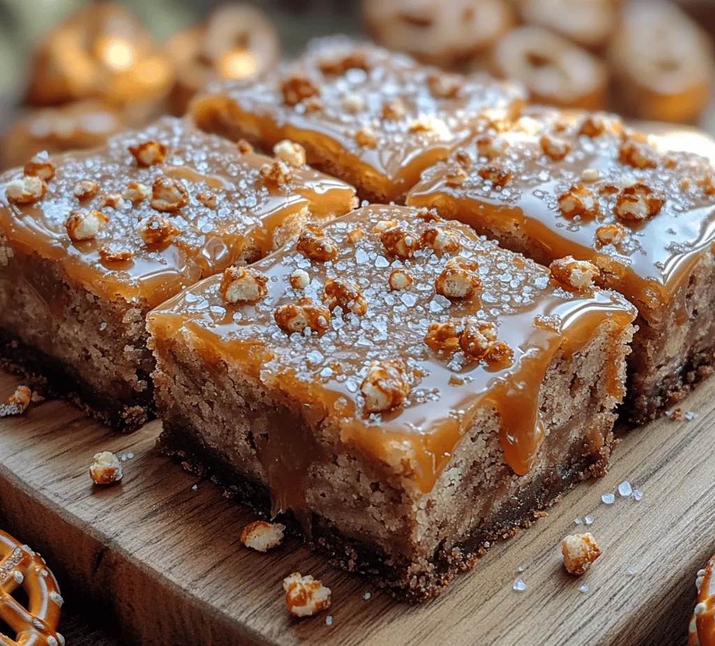 Blondies have become a beloved dessert choice among many dessert enthusiasts, thanks to their chewy, cookie-like texture and versatility that allows for a variety of flavor combinations. Unlike brownies, blondies offer a rich, buttery flavor that can be enhanced with different mix-ins, making them a fantastic base for creative culinary endeavors. One of the most delightful variations to emerge in recent years is the Salted Caramel Pretzel Blondies. This decadent treat perfectly balances sweet and salty flavors, offering a unique twist that satisfies cravings for both indulgence and comfort.