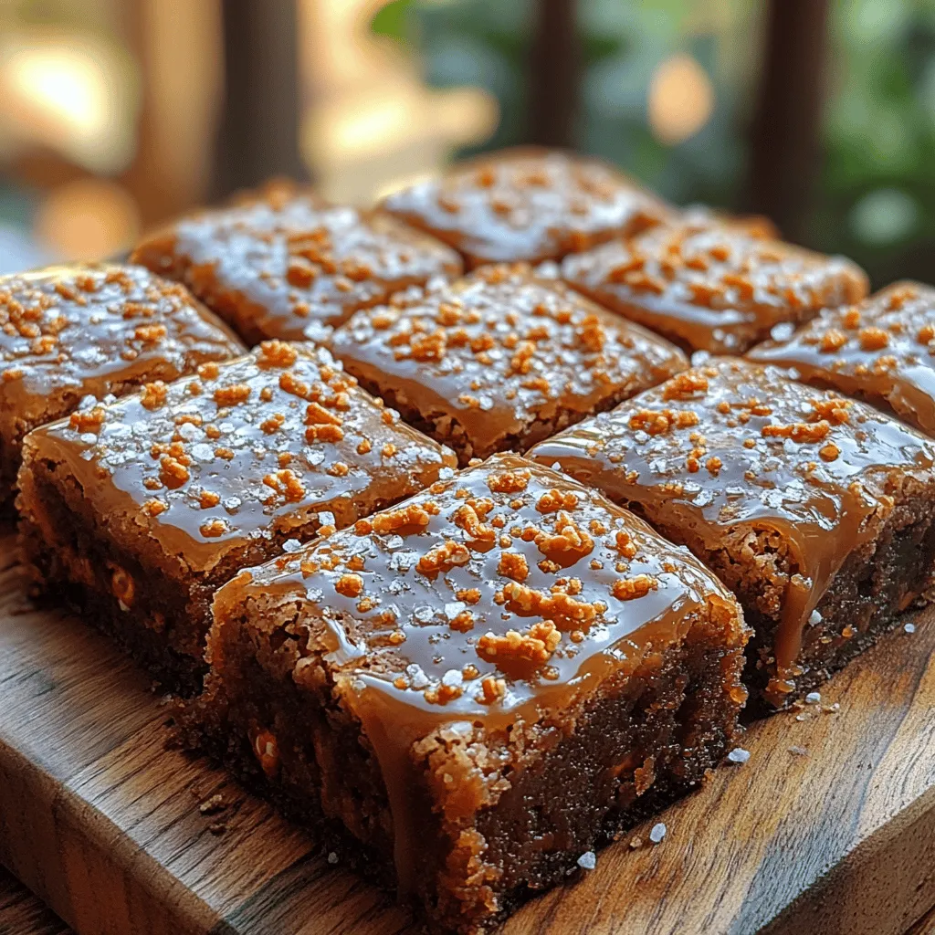 Blondies have become a beloved dessert choice among many dessert enthusiasts, thanks to their chewy, cookie-like texture and versatility that allows for a variety of flavor combinations. Unlike brownies, blondies offer a rich, buttery flavor that can be enhanced with different mix-ins, making them a fantastic base for creative culinary endeavors. One of the most delightful variations to emerge in recent years is the Salted Caramel Pretzel Blondies. This decadent treat perfectly balances sweet and salty flavors, offering a unique twist that satisfies cravings for both indulgence and comfort.