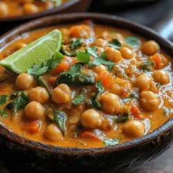 Coconut Curry Chickpea Stew is a delightful and nourishing dish that has taken the culinary world by storm. This warm, comforting stew is not only rich in flavor but also offers a vibrant array of colors that make it visually appealing. The combination of creamy coconut milk, hearty chickpeas, and a medley of fresh vegetables creates a satisfying meal that can be enjoyed any day of the week.